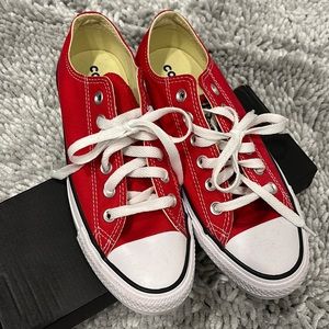 Converse All Star Low Top Red New with Box
